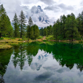 03 Valtournenche Cervinia. Lago Blu