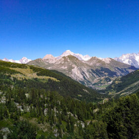 21 Le Cascate Del Rutor. Monte Bianco